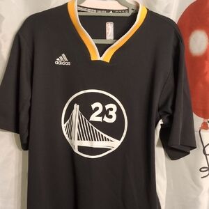 Adidas Black Jersey with Yellow Trim